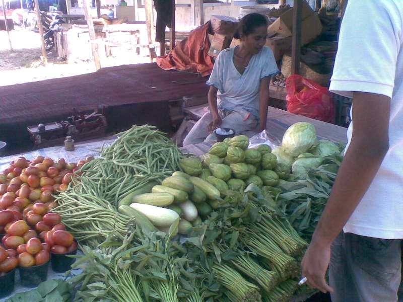 Harga Sayuran di Pasar Kota Anjlok Sejak Akhir Tahun