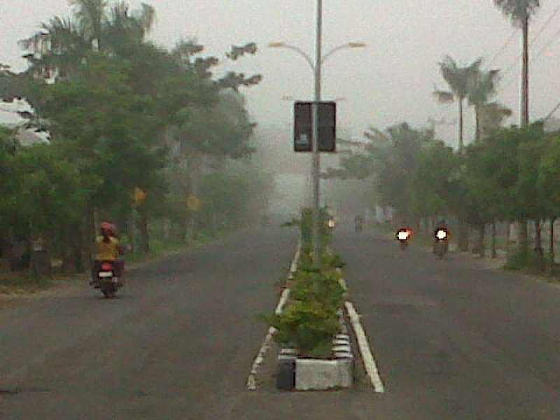 Pagi Ini, Bojonegoro Diselimuti Kabut