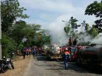 Pipa Minyak Pertamina di Cepu Terbakar, Dua Warga Jadi Korban