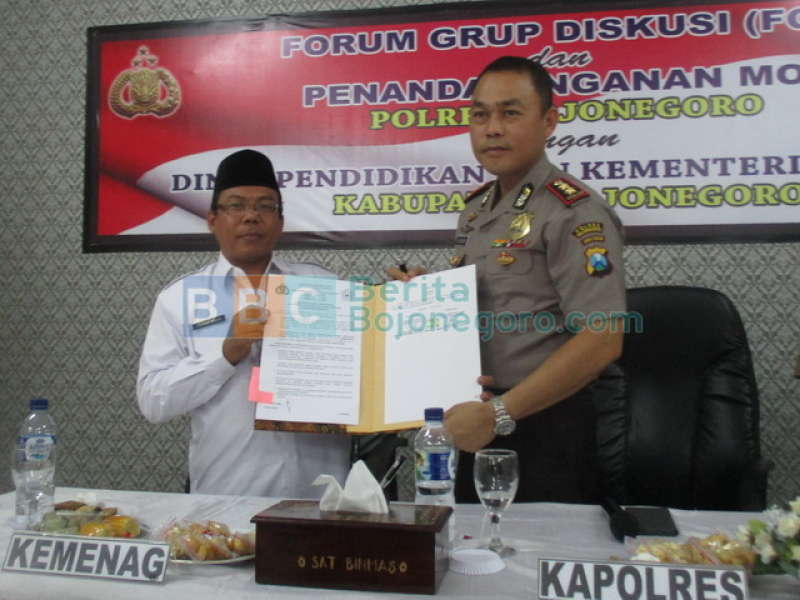 Wujudkan Kamtibmas di Sekolah, Polres Gandeng Disdik dan Kemenag