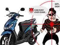 Ditinggal 5 Menit di Tepi Sawah, Motor Diembat Maling