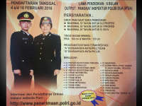 Dibuka Penerimaan Sekolah Inspektur Polisi Sumber Sarjana Tahun 2016