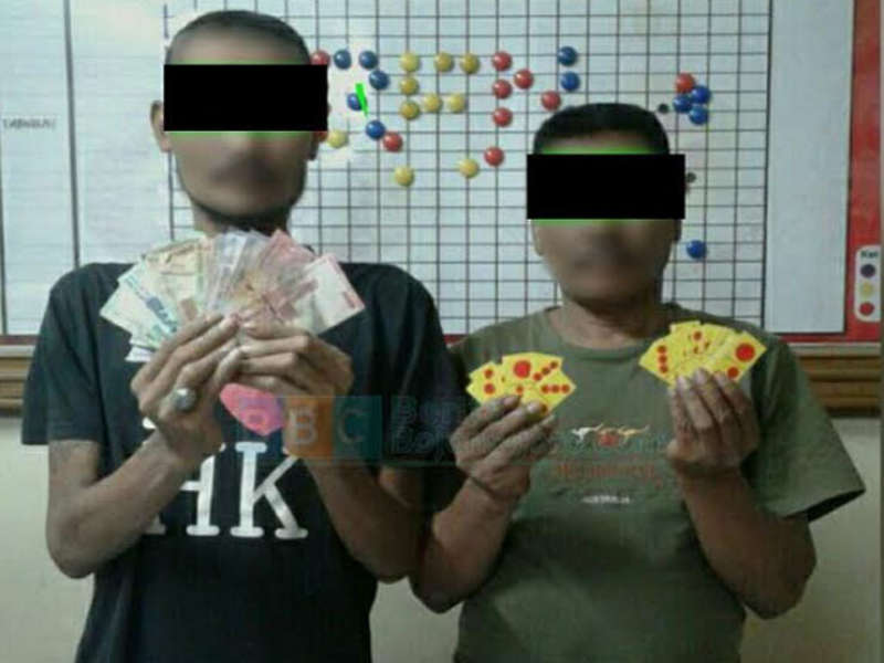 Gerebek Judi Domino di Purwosari, Polisi Tangkap 2 Pelaku