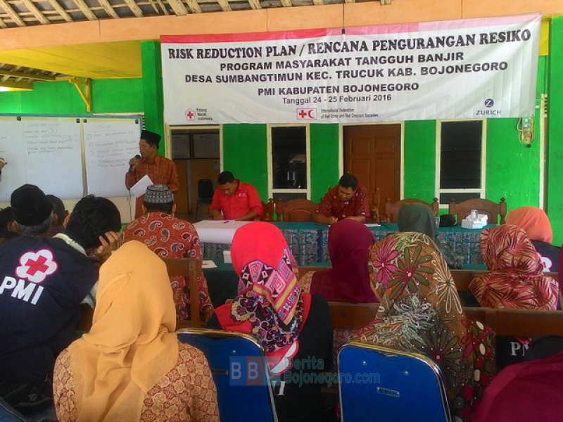 PMI Latih Warga Desa Sumbang Timun untuk Siaga Bencana