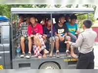 Remaja Jalanan Diangkut Polisi