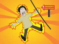 Seorang Petani Tewas Tersengat Listrik di Sawah