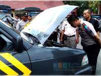 Polres Melakukan Pengecekan Kendaraan Operasional 