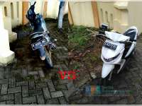 Akibat Buru-Buru, Pengendara Motor Terlibat Kecelakaan