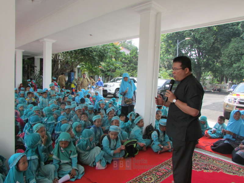 Dongeng Kodok dari Kang Yoto kepada Murid TKIT Permata Hati