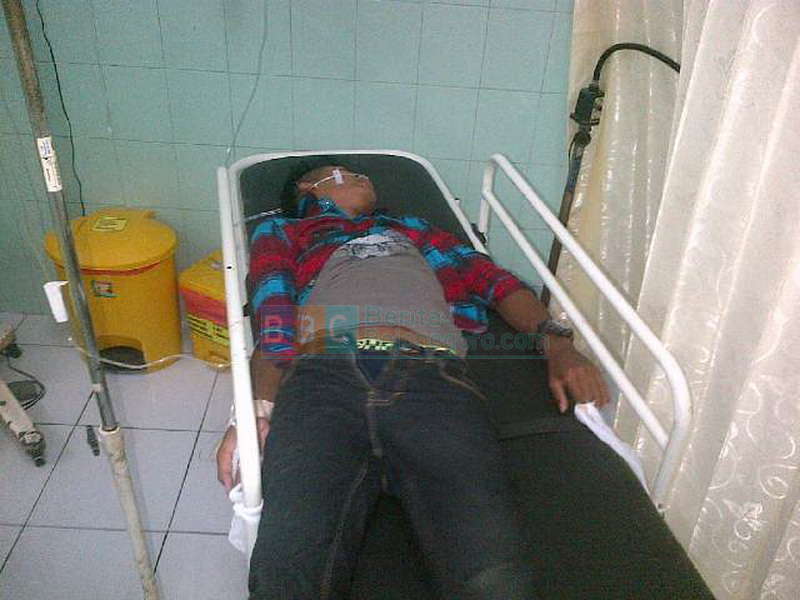 Vario Tabrak Beat, Satu Orang Luka Berat