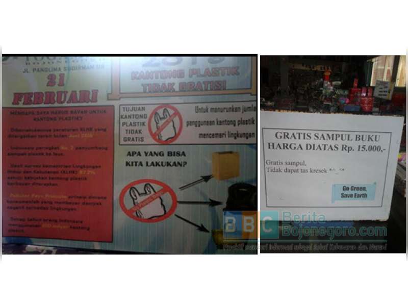 Toko Buku Ini Punya Cara Sendiri Kurangi Penggunaan Kantong Plastik