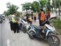 Lagi, Nyebrang Sembarangan Dua Motor Bertubrukan
