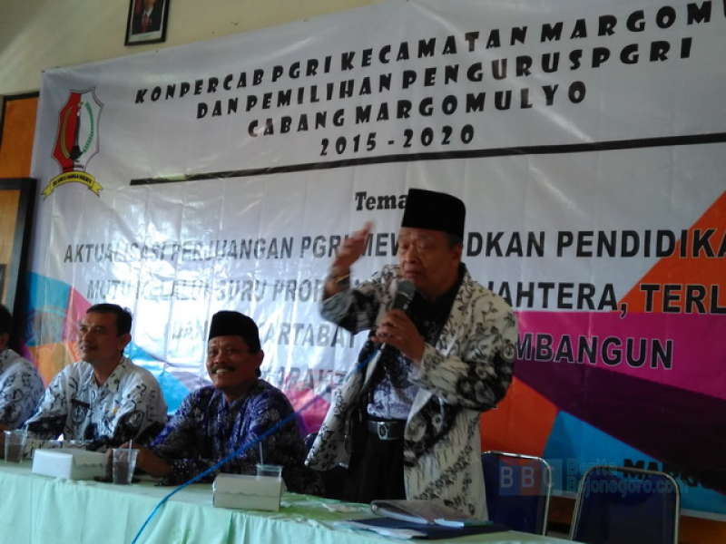 Hari Ini PGRI Kecamatan Margomulyo Gelar Konfercab