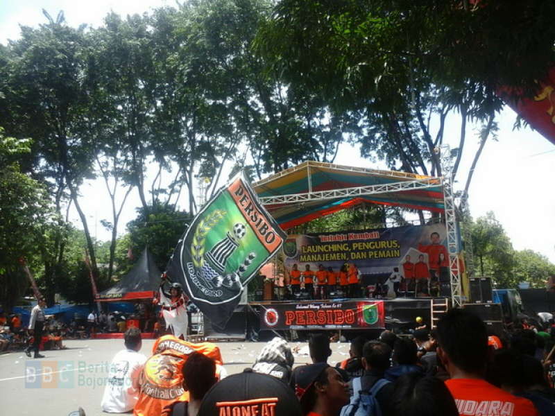 Boromania Urung Hadir, Suasana Launching Persibo Jadi Sepi