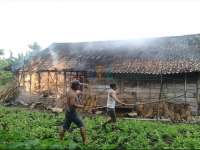 Kebakaran Rumah di Dander, Seekor Kambing Turut Hangus Terpanggang Api