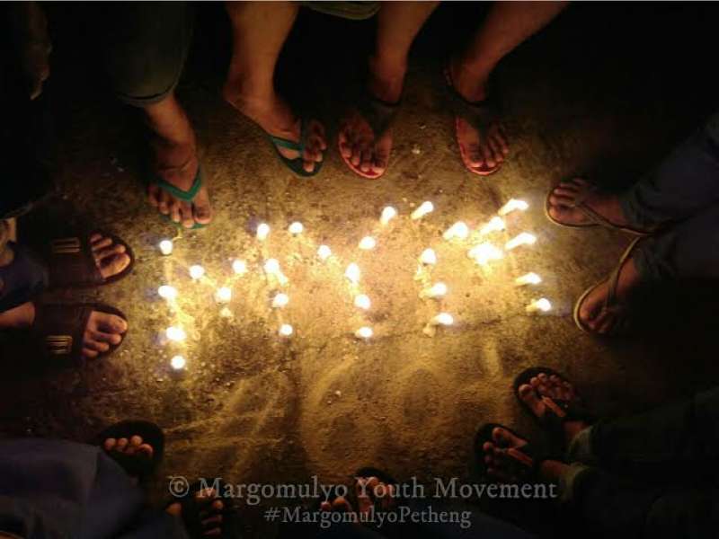 Margomulyo Peteng Sukseskan Earth Hour