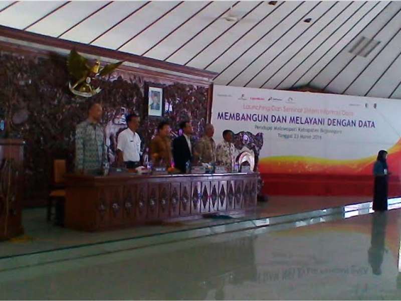 Bupati Bojonegoro Launching SID Berbasis Data