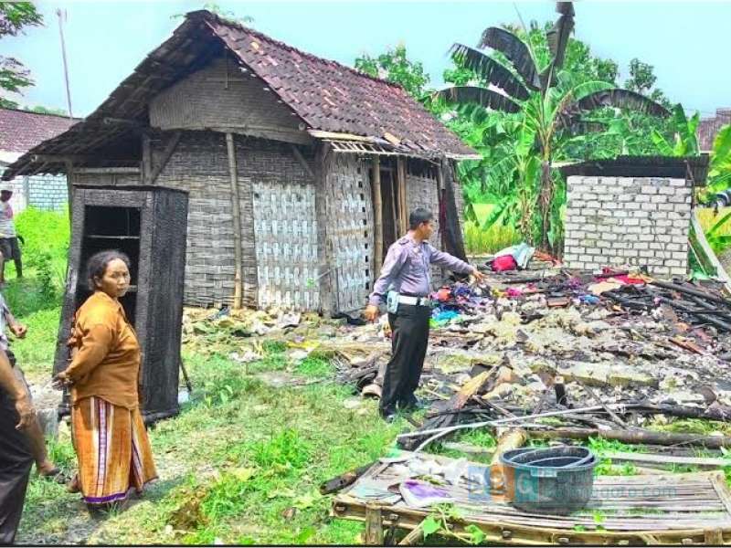 Lupa Padamkan Obat Nyamuk, Satu Rumah di Baureno Rata Dengan Tanah