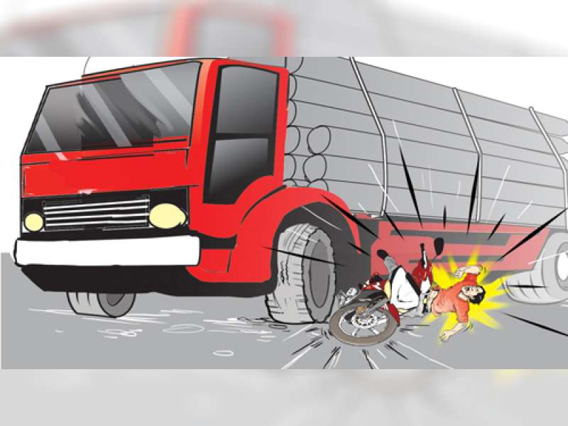 Senggol Motor,  Sopir Truk Diamankan Polisi