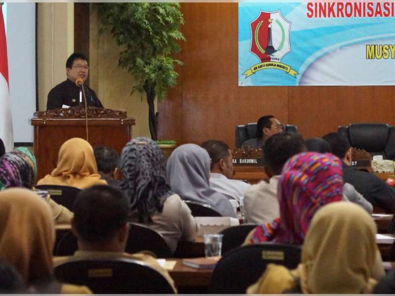 Arahan Bupati tentang Sinkronisasi Program Pemerintah Tahun 2017