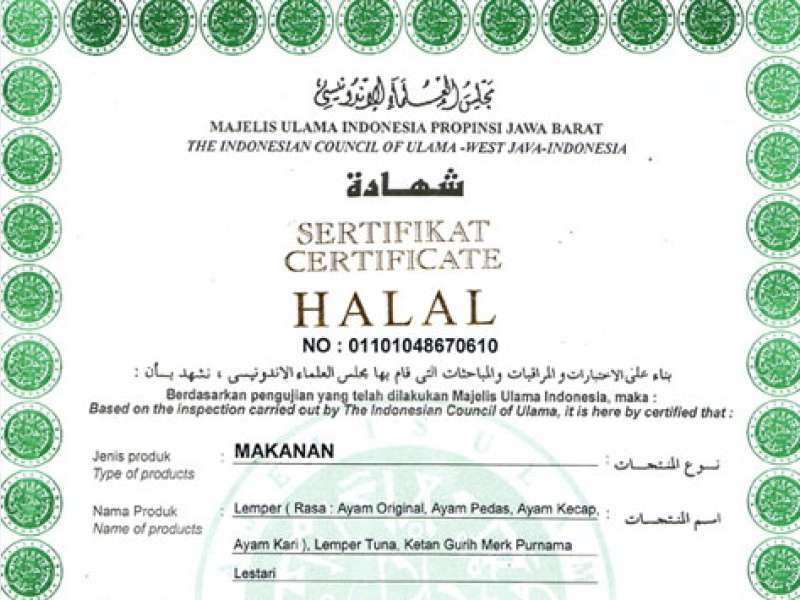 Pelaku UKM Kesulitan Izin Sertifikat Halal