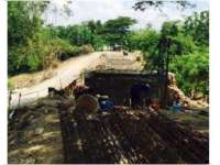 Pembangunan Jembatan Jampet Baru 10 %