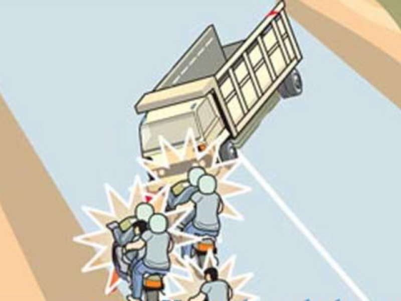 Tabrakan Beruntun di Baureno, Satu Orang Patah Tulang Tangan dan Kaki