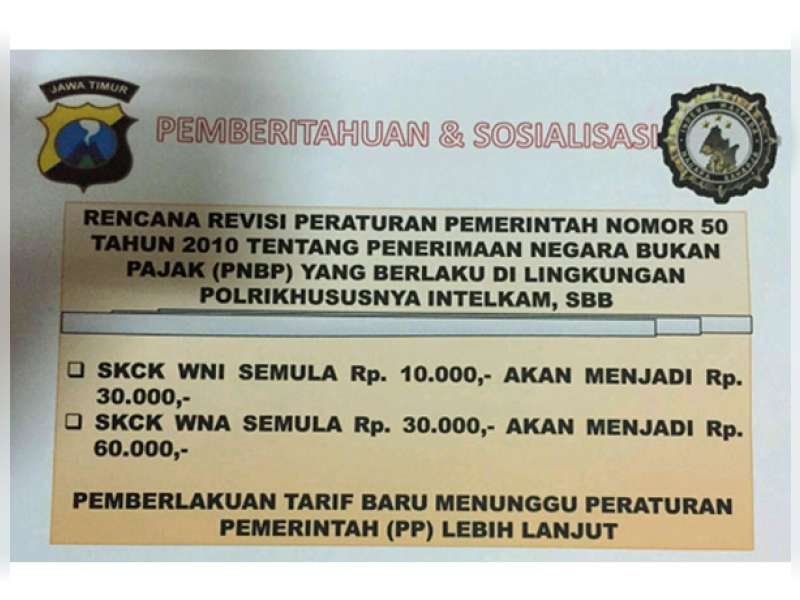 Biaya Pembuatan SKCK Rencananya Naik, Polri Buka Ruang Saran 