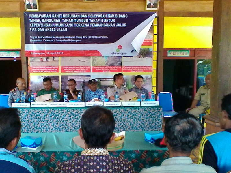 PEPC Bayar Ganti Rugi Tanah Milik 10 Warga Desa Pelem 