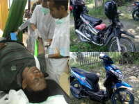 Dua Motor Bersenggolan, Tiga Orang Luka-Luka