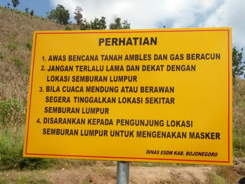 Semburan Lumpur Gondang Tidak Berdampak pada Air di Permukiman Warga