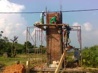 Pembangunan Fasilitas Wisata Sumur Tua Terus Dikebut