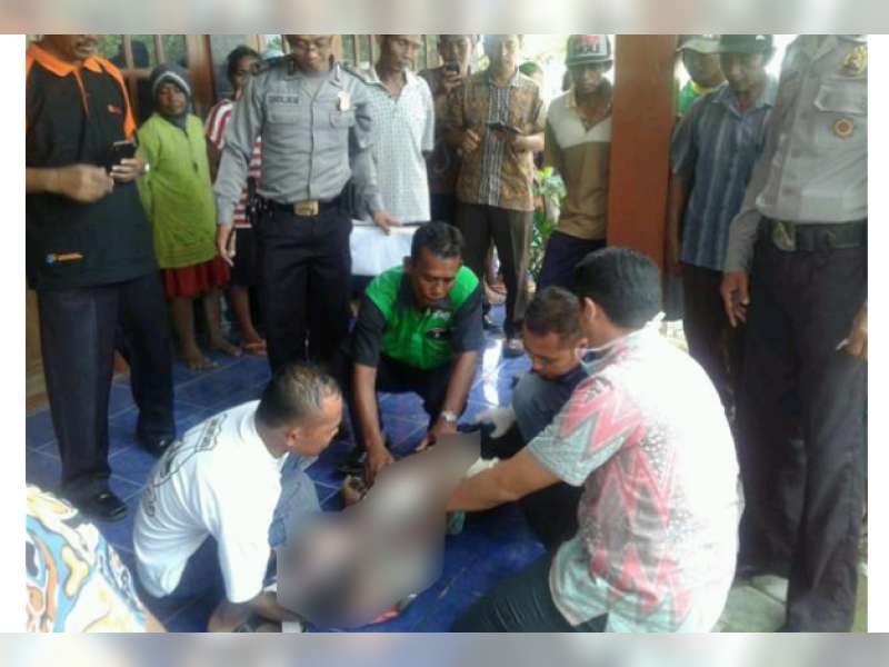Diduga Sakit Jantung Kambuh, Warga Kecamatan Ngasem Meniggal di Sawah
