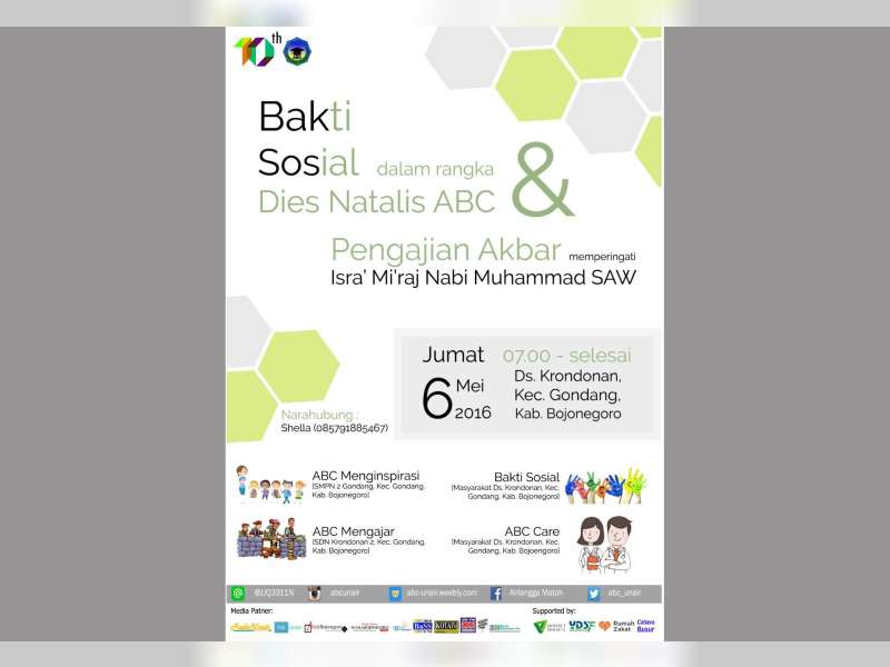 Mahasiswa Unair asal Bojonegoro Kobarkan Semangat Mengabdi dan Menginspirasi