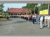 Kapolres Pimpin Apel Persiapan Pengamanan Hari Buruh