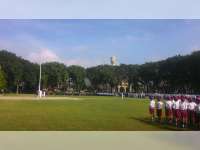 Upacara Hardiknas, Bendera Merah Putih Tidak Bisa Berkibar