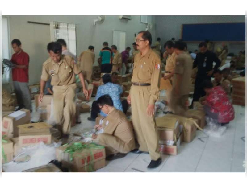 Pastikan Tak Ada Masalah, Dinas Pendidikan Mengecek Naskah UN SMP di Mapolres