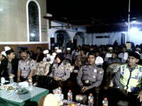 Pejabat Utama Polres Hadiri Pengajian Umum di Kedaton 