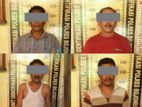 Main Remi di Rumah Kosong, Empat Warga Diciduk Polisi