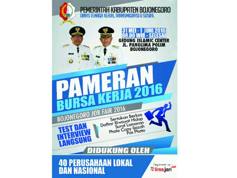 Ini Yang Anda Tunggu, Bojonegoro Job Fair 2016