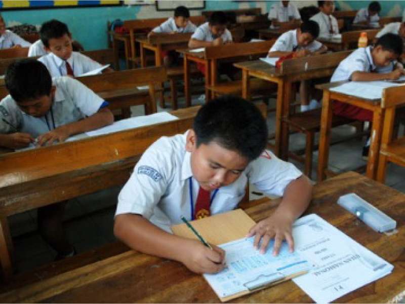 4 Siswa SD Tak Ikuti Ujian Sekolah Hari Pertama 