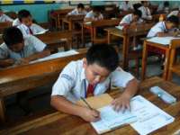 4 Siswa SD Tak Ikuti Ujian Sekolah Hari Pertama