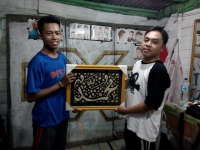 Jelang Ramadan, Kaligrafi dari Cangkang Telur Makin Diminati