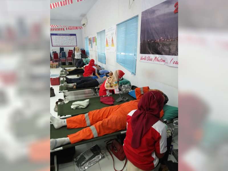 Tiga Tahun, Tripatra Sumbang 2.880 Kantong Darah ke PMI Bojonegoro