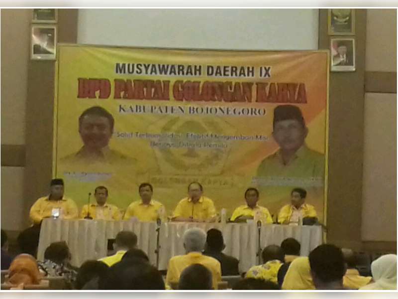 Musda IX DPD Partai Golkar Bojonegoro Ditunda