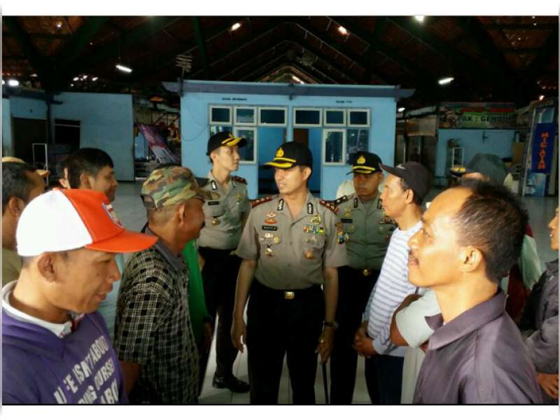 Kapolres Sidak Lokasi Pos Pengamanan Operasi