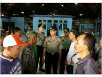 Kapolres Sidak Lokasi Pos Pengamanan Operasi