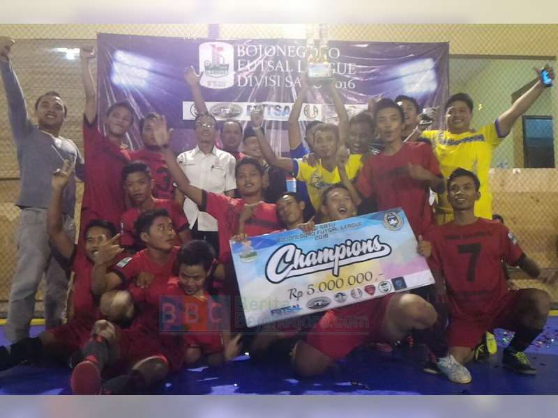 Bojonegoro Futsal League 2016 - Divisi Satu, Berakhir