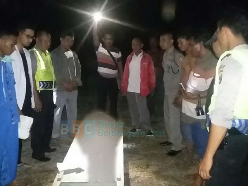 Warga Ngasem Ditemukan Meninggal di Sawah