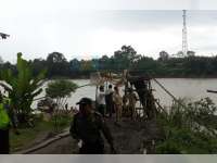 Reskrim Gelar Operasi Tambang Pasir Mekanik,&nbsp; Hanya Temukan Barang Bukti